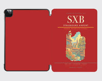 Thumbnail for Strasbourg Airport (SXB) design on red ipad tablet case