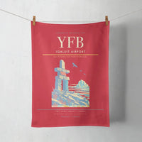 Thumbnail for Iqaluit Airport (YFB) design on red towel