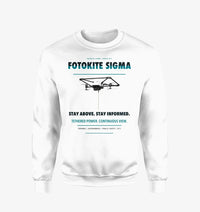 Thumbnail for Fotokite Sigma design on white sweatshirt