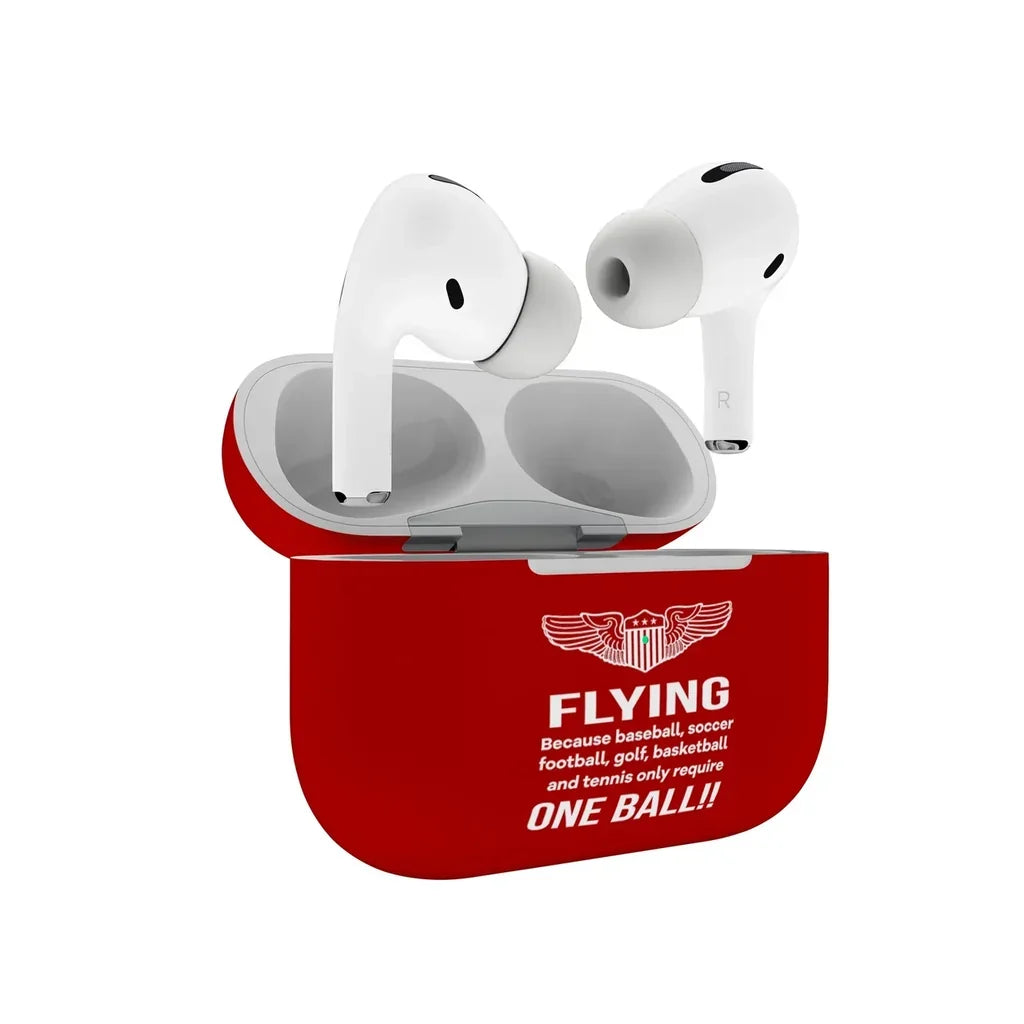 Flying One Ball AirPods Pro plastic case - Red