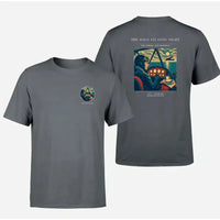 Thumbnail for VINTAGE G4294 - The Solo Atlantic Night - Double-Side T-Shirt design on gray double side t shirt