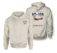 Thumbnail for KC-10A EXTENDER design on khaki double-side hoodie, double-side print