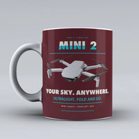 Thumbnail for Mini 2 Mug design on dark red dji