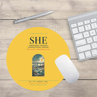 Thumbnail for Shenyang Taoxian International Airport (SHE) design on yellow round mouse pad