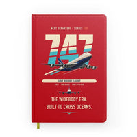 Thumbnail for Boeing 747-200B design on red notebook