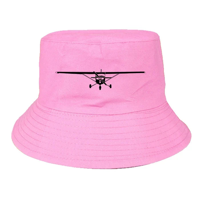 Cessna 172 Silhouette summer hat - light pink