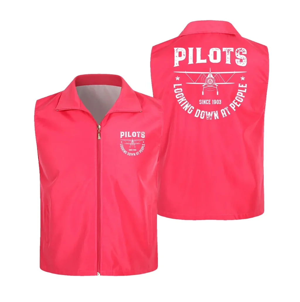 Pilots Looking Down at People Vest - view 7