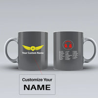 Thumbnail for Customisable Aviation Alphabet Mug - view 7