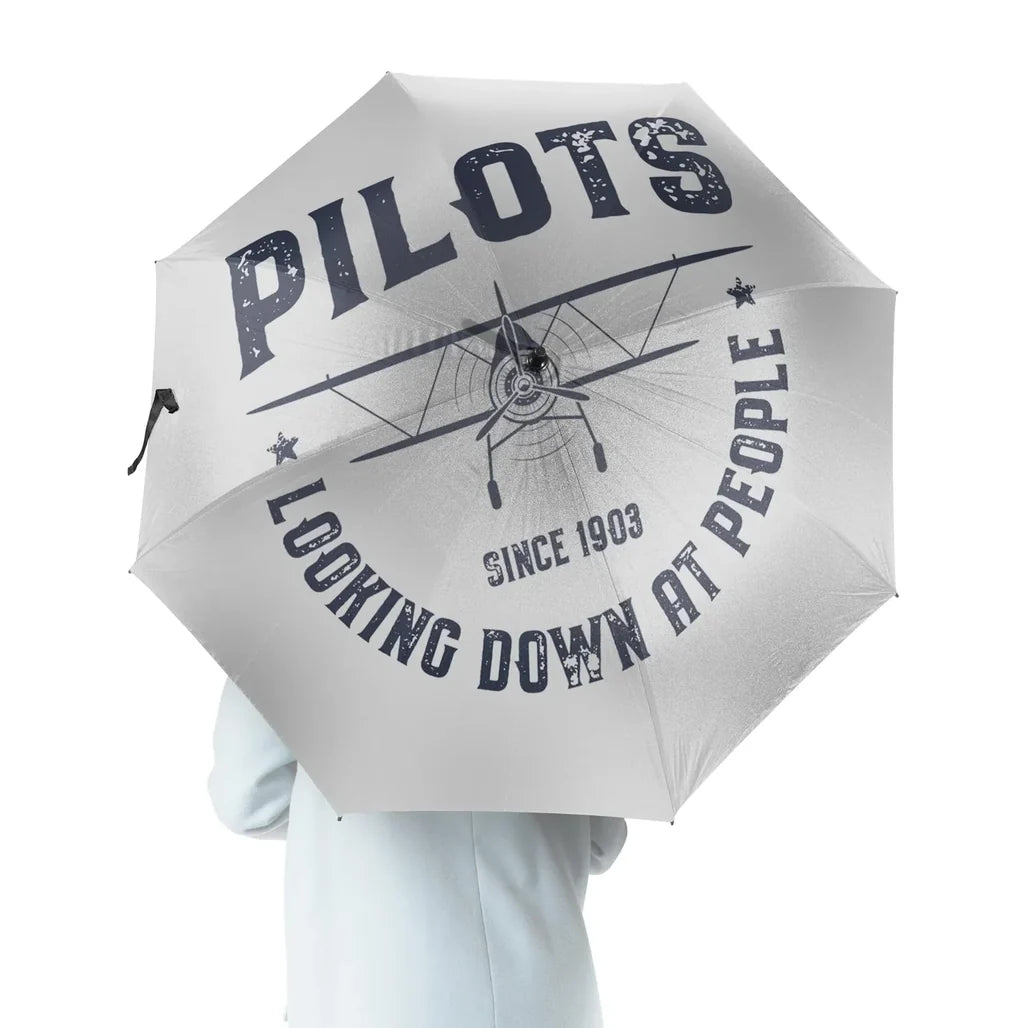 Pilots Looking Down at People Umbrella - view 7