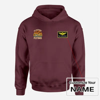 Thumbnail for Customisable I'd Rather Be Flying Hoodie - view 7