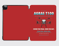 Thumbnail for DJI Agras T100 design on red ipad tablet case
