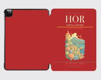 Thumbnail for Horta Airport (HOR) design on red ipad tablet case