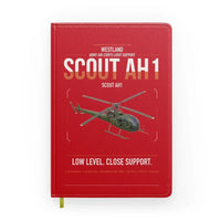 Thumbnail for Westland Scout AH1 design on red notebook