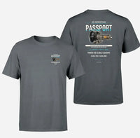 Thumbnail for PASSPORT design on gray t shirt