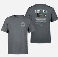 Thumbnail for RB211-524 design on gray t shirt