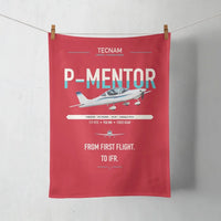 Thumbnail for Tecnam P-Mentor design on red towel
