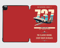 Thumbnail for Boeing 737-300 Classic design on red ipad tablet case
