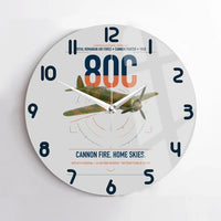 Thumbnail for IAR 80C design on light gray no frame wall clock