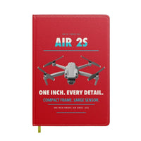 Thumbnail for DJI Air 2S design on red notebook