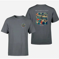 Thumbnail for VINTAGE G4322 - The Exhibition Field - Double-Side T-Shirt design on gray double side t shirt