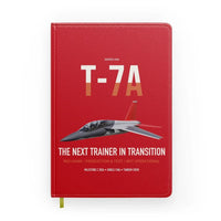 Thumbnail for T-7A Red Hawk design on red notebook