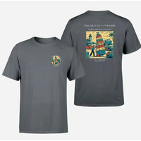 Thumbnail for VINTAGE G4379 - The Skycap's Pyramid - Double-Side T-Shirt design on gray double side t shirt