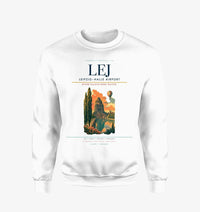Thumbnail for Leipzig–Halle Airport (LEJ) design on white sweatshirt
