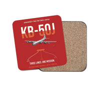 Thumbnail for KB-50J Superfortress design on red 1 piece coaster