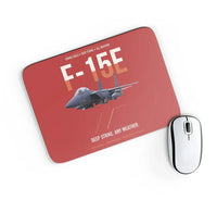 Thumbnail for F-15E Strike Eagle Deep Strike Any Weather design on red rectangle mouse pad