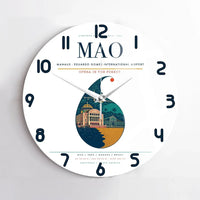 Thumbnail for Manaus - Eduardo Gomes International Airport MAO Wall-Clock No-Frame - White