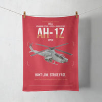 Thumbnail for Bell AH-1Z Viper design on red towel