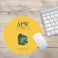 Thumbnail for Faleolo International Airport (APW) design on yellow round mouse pad