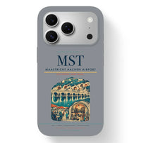 Thumbnail for Maastricht Airport (MST) design on gray iPhone 17 Pro MagSafe case
