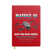 Thumbnail for DJI Matrice 4E design on red notebook