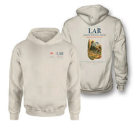 Thumbnail for Laramie Regional Airport (LAR) design on khaki double-side hoodie