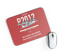 Thumbnail for Tecnam P2012 Traveller design on red rectangle mouse pad