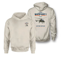 Thumbnail for Westland Wasp HAS1 design on khaki double-side hoodie, double-side print