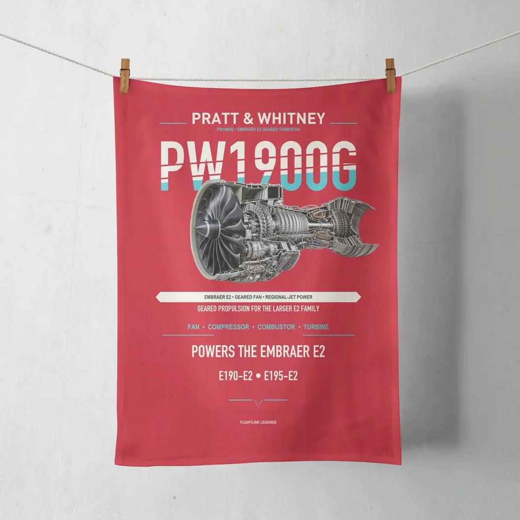 PW1900G design on red towel