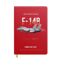 Thumbnail for F-14B Tomcat Power The Fleet design on red notebook