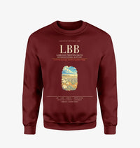 Thumbnail for Lubbock Preston Smith International Airport LBB Sweatshirt - Wine Red