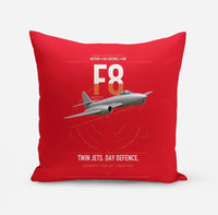 Thumbnail for Gloster Meteor F8 design on red pillow