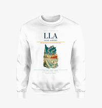 Thumbnail for Luleå Airport (LLA) design on white sweatshirt