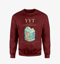 Thumbnail for St. John's International Airport YYT Sweatshirt - Wine Red