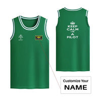 Thumbnail for Customisable Keep Calm I'm A Pilot Basketball Print - view 7