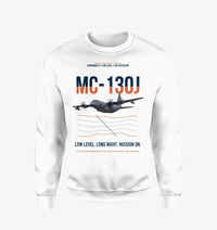 Thumbnail for MC-130J COMMANDO II design on white sweatshirt