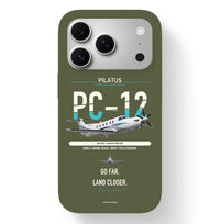 Thumbnail for PC-12 PRO Case design on green army iphone case