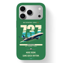 Thumbnail for Boeing 737 MAX 9 design on green magsafe iphone case