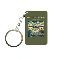 Thumbnail for VINTAGE G4095 - The Fog Landing - Designed Key Chain design on greenarmy