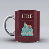 Thumbnail for Taiping International Airport HRB Mug design on dark red harbin