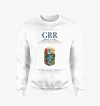 Thumbnail for Gerald R. Ford International Airport Grand Rapids (GRR) design on white sweatshirt